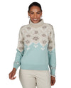 RUBY RD 11962 PETITE TURTLE NECK SWEATER