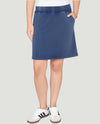 RUBY RD 76724 PULL-ON FRENCH TERRY SKORT navy