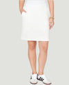 RUBY RD 76724 PULL-ON FRENCH TERRY SKORT white