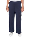 RUBY ROAD 76400 KNIT CARGO ANKLE PANT NAVY