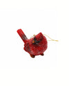 RXF39146 RESIN CARDINAL ORNAMENT LEFT