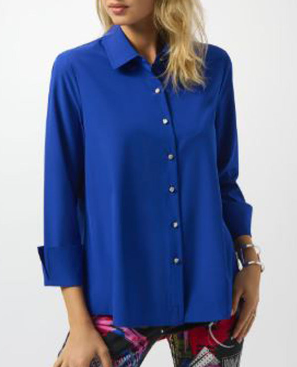 ROYAL SAPPHIRE POPLIN FRONT