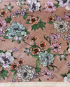S2028-4 FLORAL PRINT SCARF rose