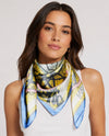 S2209 PRINTED SCARF soft yellow