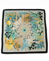 S2613-1 FLORAL PRINT SCARF black
