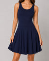 SAGE 301001343 POWERMESH PLEATED UNITARD navy