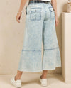 SAGE & FIG SP7577 MINERAL WASHED DENIM PANTS light wash