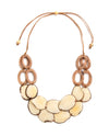TAGUA SC1711 AFRICA NECKLACE CAFE CON LECHE