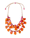 TAGUA SC987 MARCELA NECKLACE FUCHSIA ORANGE