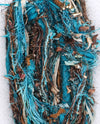 SCARVES OF WESTWOOD FIBER SCARF 305 TURQ/BRONZE