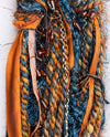 SCARVES OF WESTWOOD FIBER SCARF 311 RUST/TEAL