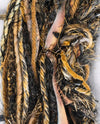SCARVES OF WESTWOOD FIBER SCARF 313 BLACK/GOLD