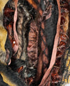 SCARVES OF WESTWOOD FIBER SCARF 314 BLK/ROSE/BROWN
