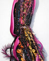 SCARVES OF WESTWOOD FIBER SCARF 329 black/fuchsia