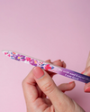 SCRIPTURE GLASS NAIL FILE PURPLE - BE STILL