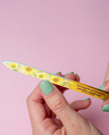 SCRIPTURE GLASS NAIL FILE YELLOW - STRENGTH