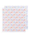 DANICA 2PC SET ORGANIC COTTON DISHTOWELS SEASIDE