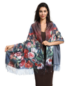 SF23125 MUSEUM ART PRINT SHAWL