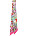 SKINNY PRINT SCARF WLLS 232 FUCHSIA
