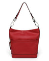 SLOUCHY HOBO WITH FRONT ZIP POCKET 21033A RED