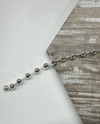 SMALL MAGNETIC BALL BRACELET MB1169 SILVER