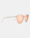 STAYSON CAT EYE 100% UVB PROTECTION HEADBAND/SUNGLASSES OLIVIA=ROSE/WHITE