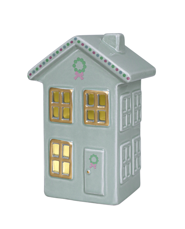 SUGARPLUM CHRISTMAS VILLAGE HOUSES GREEN