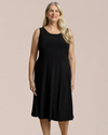 SYMPLI 28218 EVERYDAY TANK DRESS BLACK