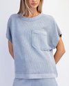 T0112 HONEY COMB SS TOP POWDER BLUE