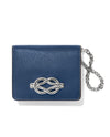 BRIGHTON T22746 INTERLOK HARMONY MEDIUM WALLET FRENCH BLUE