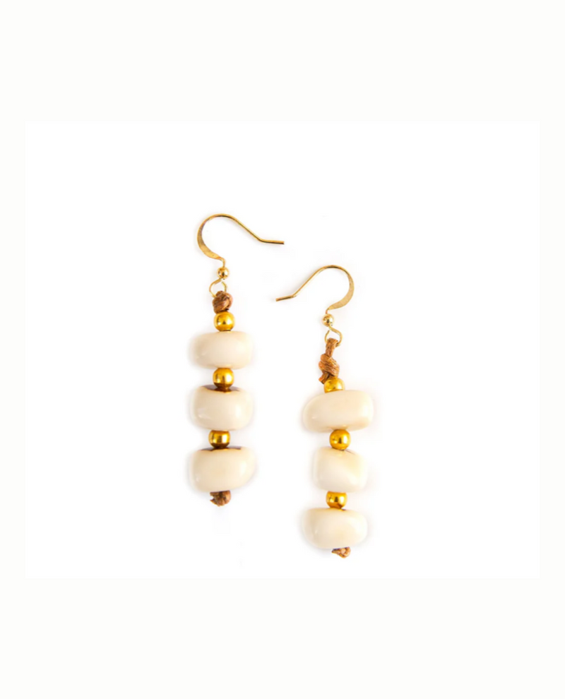 TAGUA 1E367 ZORAIDA EARRING IVORY