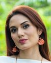 TAGUA 1E1843 ALEXANDRA EARRINGS POPPY CORAL