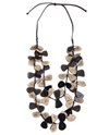 TAGUA LC645 CIELO NECKLACE ONYX/CHARCOAL