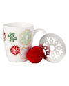 TAG G12585 SUGAR COOKIE MUG, STENCIL & POM
