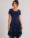 TANGO MANGO D8959-C97ITY PICK UP HEM DRESS NAVY