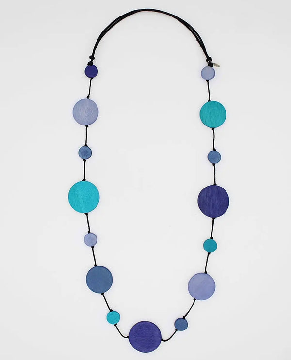 SYLCA TG23N15 AMIRA NECKLACE BLUE