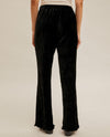 HEM & THREAD TH-35975 CRINKLE VELVET PANT BLACK