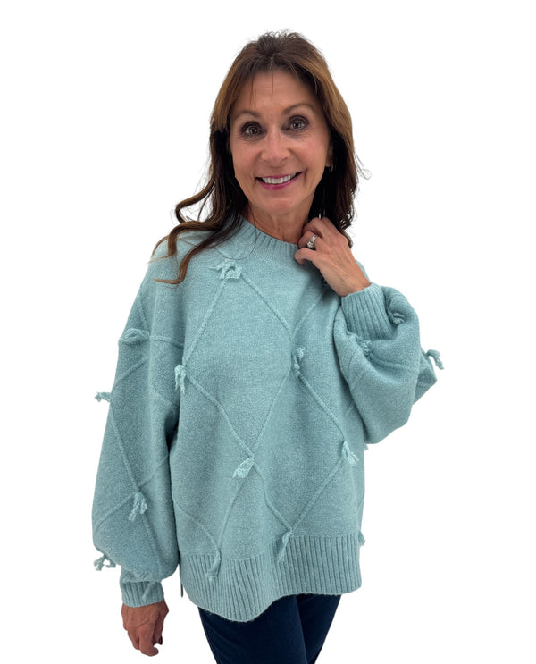 TH-ATW15224 L/S DETAILED P/O SWEATER