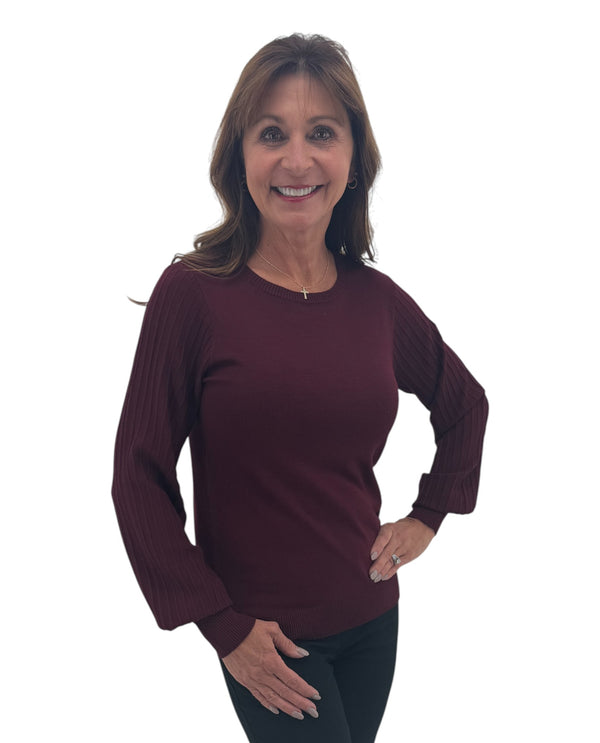 TH-NS1128 OTTOMAN SLV SWEATER