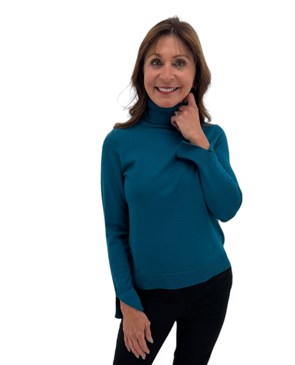 TH-NS1638 LONG SLV RIBBED TURTLE NECK