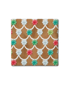 THIRSTY SEASONAL STONE ABSORBENT STONEWARE COASTERS GINGERBREAD ROOF