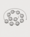 TO-40910 ROUND SOUTHWEST CHAIN BELT SILVER
