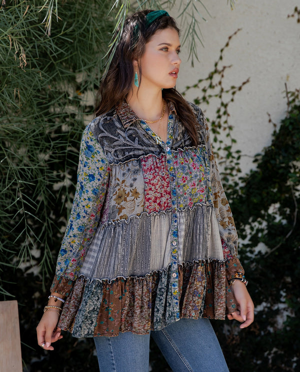 YOUNG THREADS TP45325 TIERED TOP SLATE