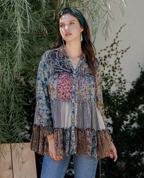 YOUNG THREADS TP45325 TIERED TOP SLATE