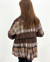 TULIP CV1153 ALICE TOP FLANNEL brown back