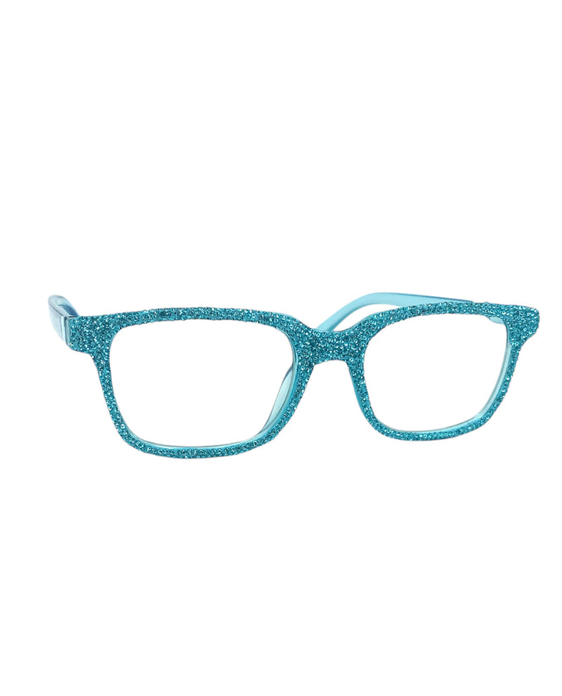 LEXI RECTANGLE BLING READER G0444 TURQOISE BLUE