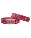 TAP TO PRAY STRETCH REVERSIBLE BRACELETS SAFARI ROSE 