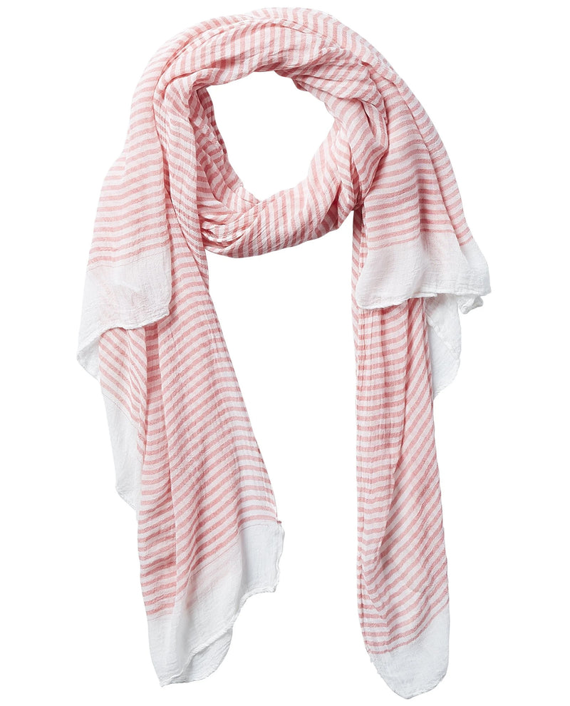 Tickled Pink Insect Shield 810110 Tiny Stripe Scarf CORAL