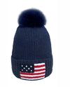 USA FLAG BEANIE 75782 NAVY
