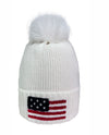 USA FLAG BEANIE 75782 WHITE